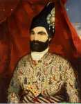 Sayyd Mirza Half-Length of a Black-Bearbed Man Muhammad Shah  - Hermitage